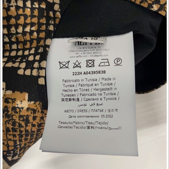 Boutique Moschino Animal Print Mini Dress Size US 10 - Picture 11 of 13